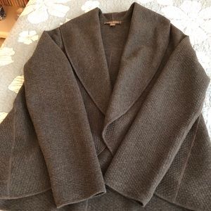 Tommy Bahama Open Shawl Collar Sweatshirt M - Grey